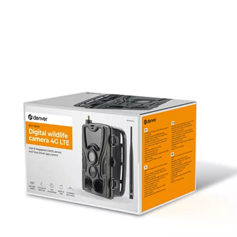 Denver WCL-8040 trail camera CMOS Night vision Black, Grey 2560 x 1440 pixels