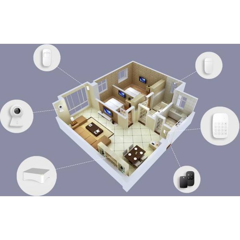 Denver SHA-150 système d'alarme de sécurité Wifi Blanc