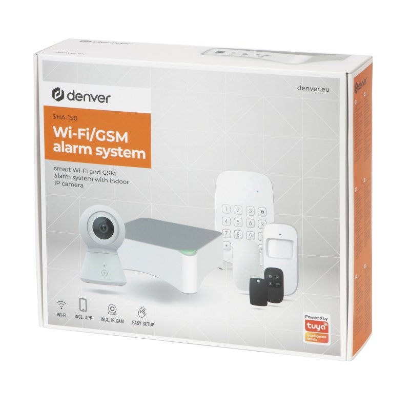 Denver SHA-150 security alarm system Wi-Fi White