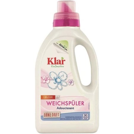 Klar Eco Sensitive Fabric Softener 750ml Unscented For Allergy Sufferers Vegan