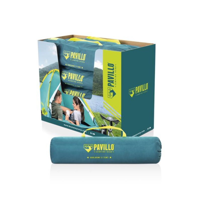 Bestway 68085 backpacking tent Pop-up tent 3 person(s) Black, Blue