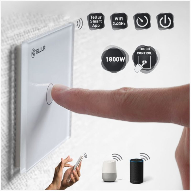 Tellur TLL331041 light switch White