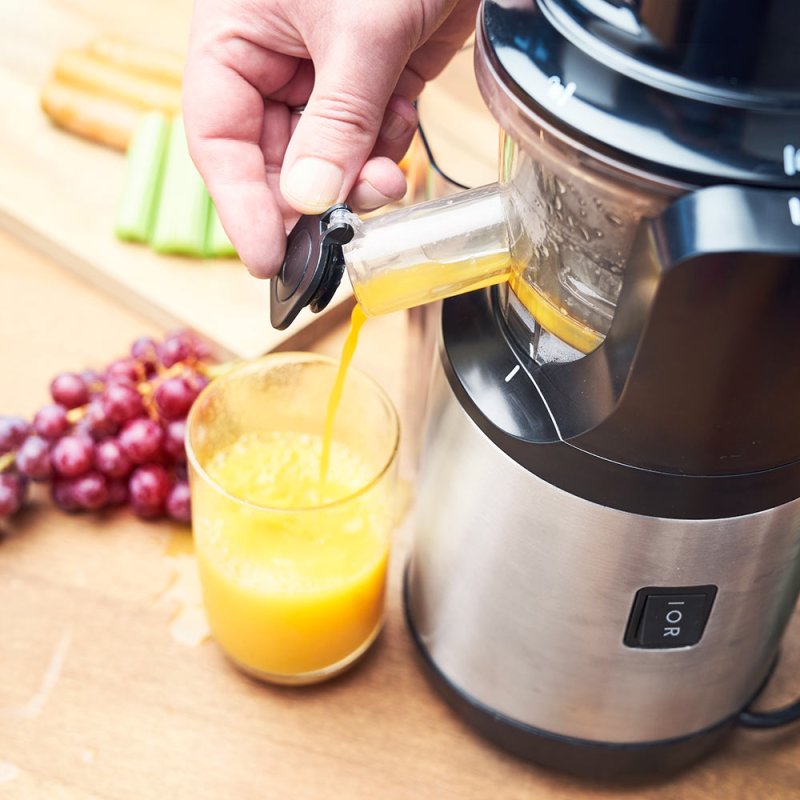 Gastroback Advanced Vital Slow juicer 150 W Black, Stainless steel