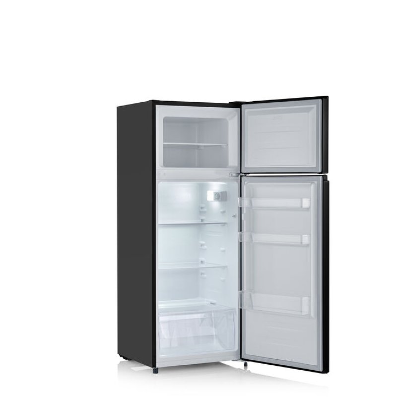 Severin DT 8762 fridge-freezer Freestanding 206 L E Black