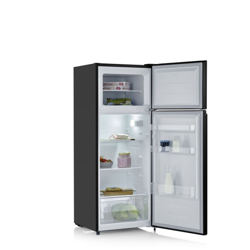 Severin DT 8762 fridge-freezer Freestanding 206 L E Black