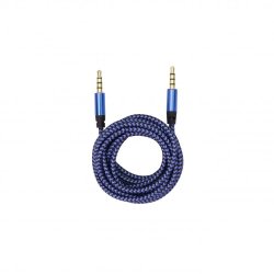 Sbox 3535-1.5BL AUX Cable 3.5mm to 3.5mm Blueberry Blue