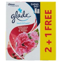 Glade Touch & Fresh Luscious Cherry & Peony Air Freshener Refill 10g - Pack of 3