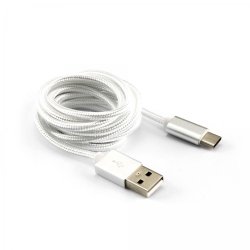 Sbox USB-TYPEC-15W USB-Type C M/M 1.5m Coconut White