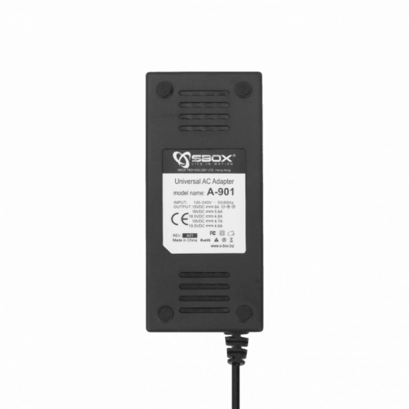 SBOX A-901 power adapter/inverter Indoor 90 W Black