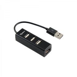 SBOX H-204 hub & concentrateur USB 2.0 480 Mbit/s Noir