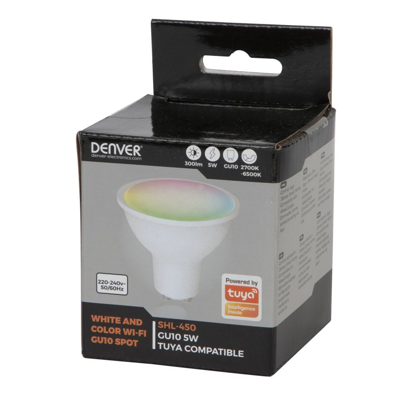 Denver SHL-450 smart lighting Smart bulb 5 W White Wi-Fi