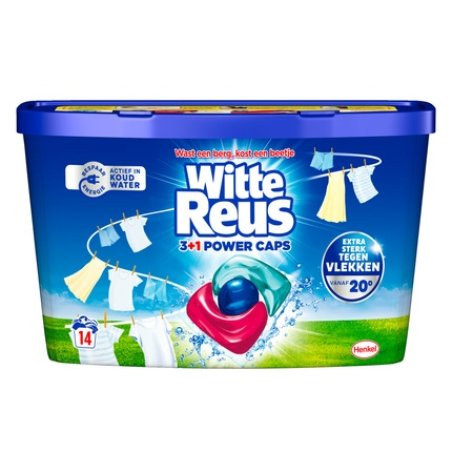 Witte Reus Laundry Detergent 31 Power Caps 14 Pieces