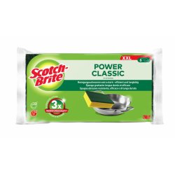 Scotch-Brite Classic XXL sponge Rectangular Foam Green, Yellow 6 pc(s)