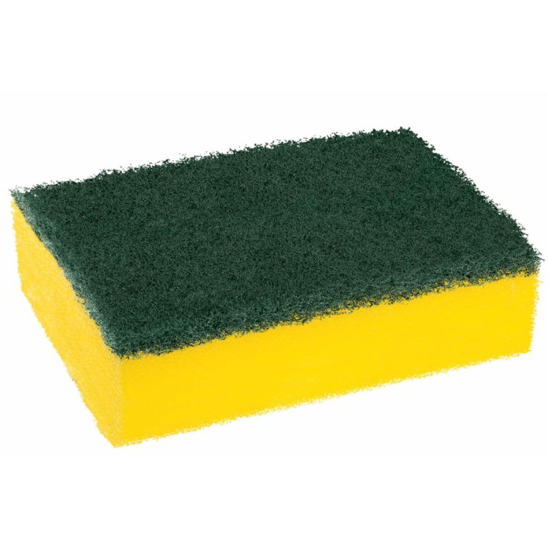 Scotch-Brite Classic XXL sponge Rectangular Foam Green, Yellow 6 pc(s)