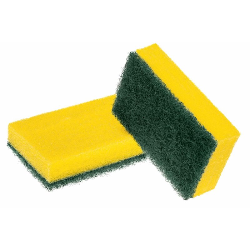 Scotch-Brite Classic XXL sponge Rectangular Foam Green, Yellow 6 pc(s)