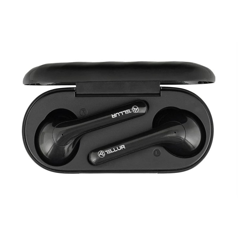 Tellur TLL511361 écouteur/casque True Wireless Stereo (TWS) Ecouteurs Appels/Musique Bluetooth Noir