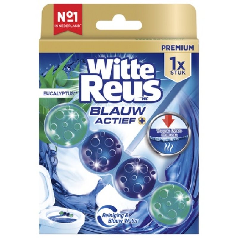 Witte Reus Toilet Block Blue Active Hygiene