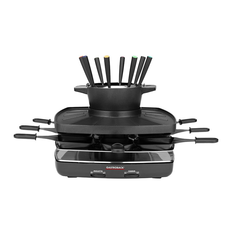 Gastroback Raclette Fondue Set Family And Friends