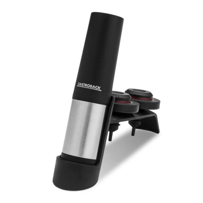 Gastroback Aroma bottle/decanter stopper Black, Stainless steel