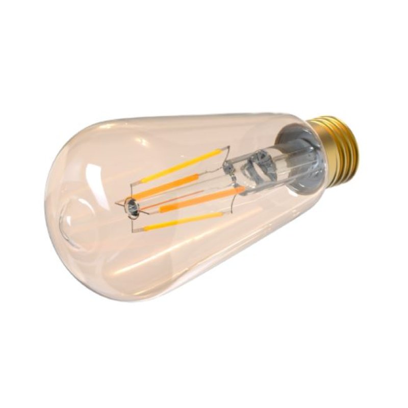 Tellur WiFi Filament Smart Bulb E27, amber, white/warm, dimmer