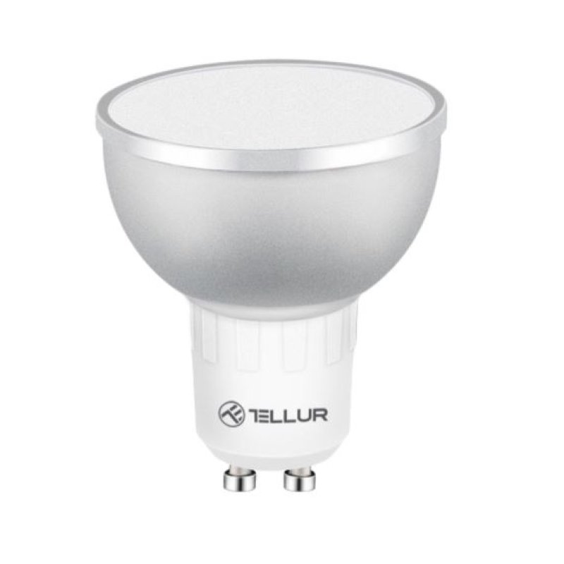 Tellur WiFi LED Smart Bulb GU10, 5W, white/warm/RGB, dimmer