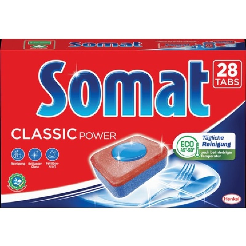 Somat Classic Power Dishwasher Tablets 28 Tablets