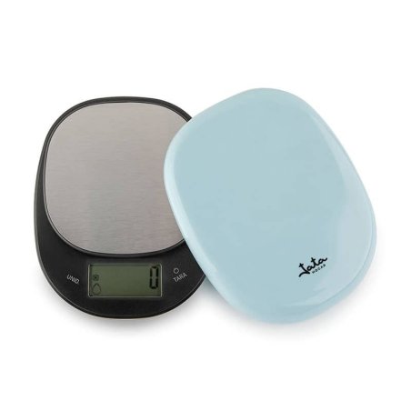 JATA HBAL1202 kitchen scale Black, Blue, Metallic Countertop Rectangle Electronic kitchen scale
