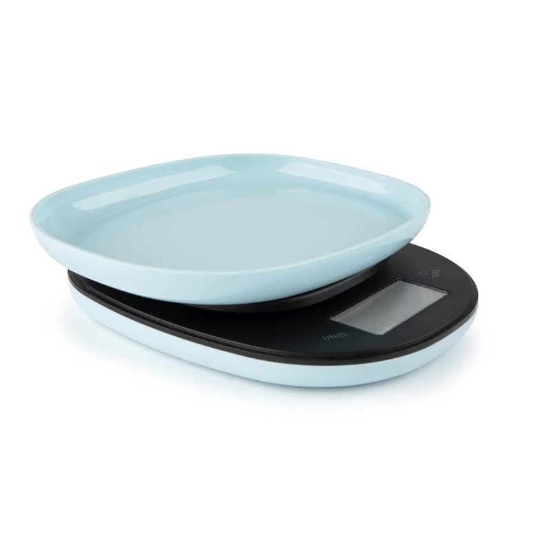 JATA HBAL1202 kitchen scale Black, Blue, Metallic Countertop Rectangle Electronic kitchen scale