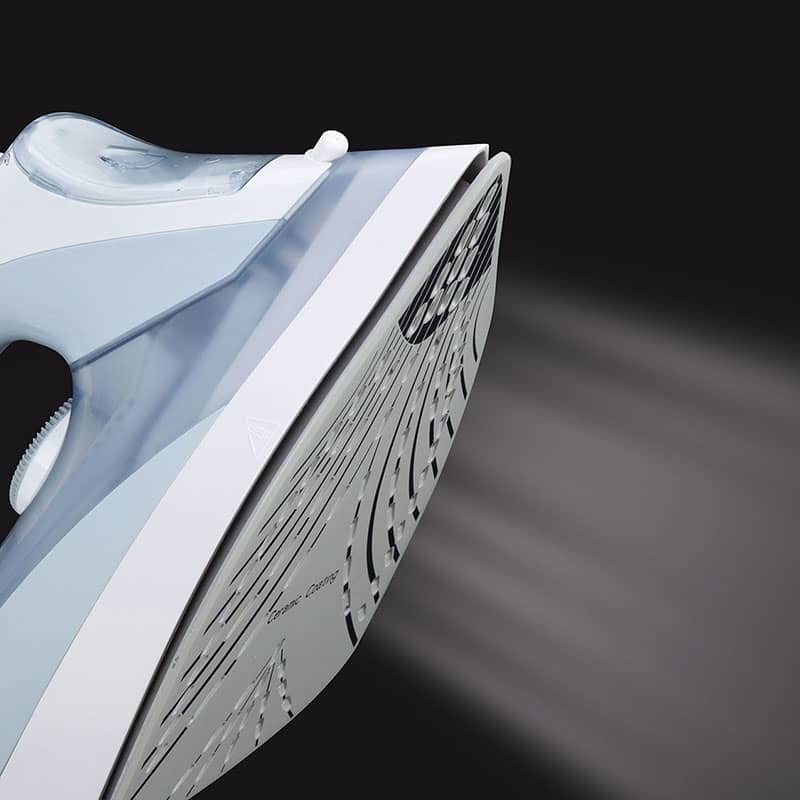 JATA PL1058C iron Steam iron Ceramic soleplate 3000 W Grey, White