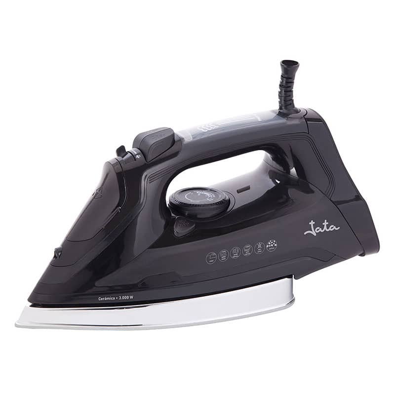 JATA PL622C iron Dry & Steam iron Ceramic soleplate 3000 W Black