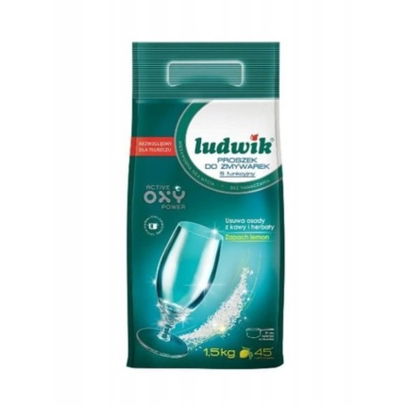 Ludwik Dishwasher Powder Lemon 15 Kg
