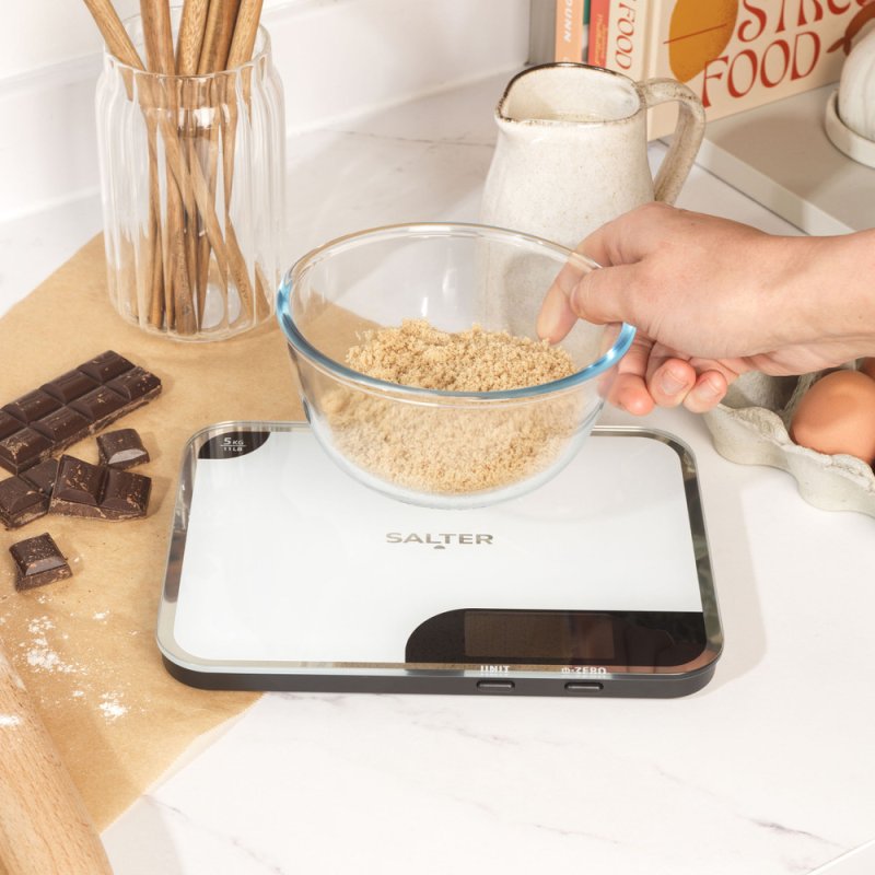 Salter 1064 WHDR Mini-Max 5kg Digital Kitchen Scale - White