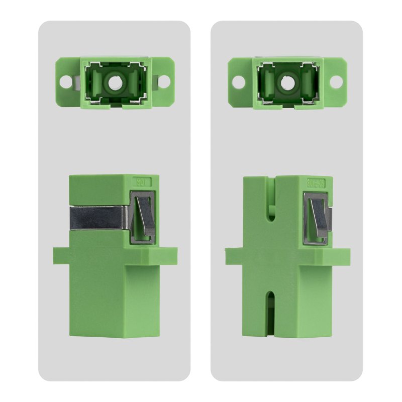 StarTech.com Coupleur SC vers SC, Lot de 10, Coupleur Fibre Optique Monomode OS2 SC avec Bride, Adaptateur Simplex