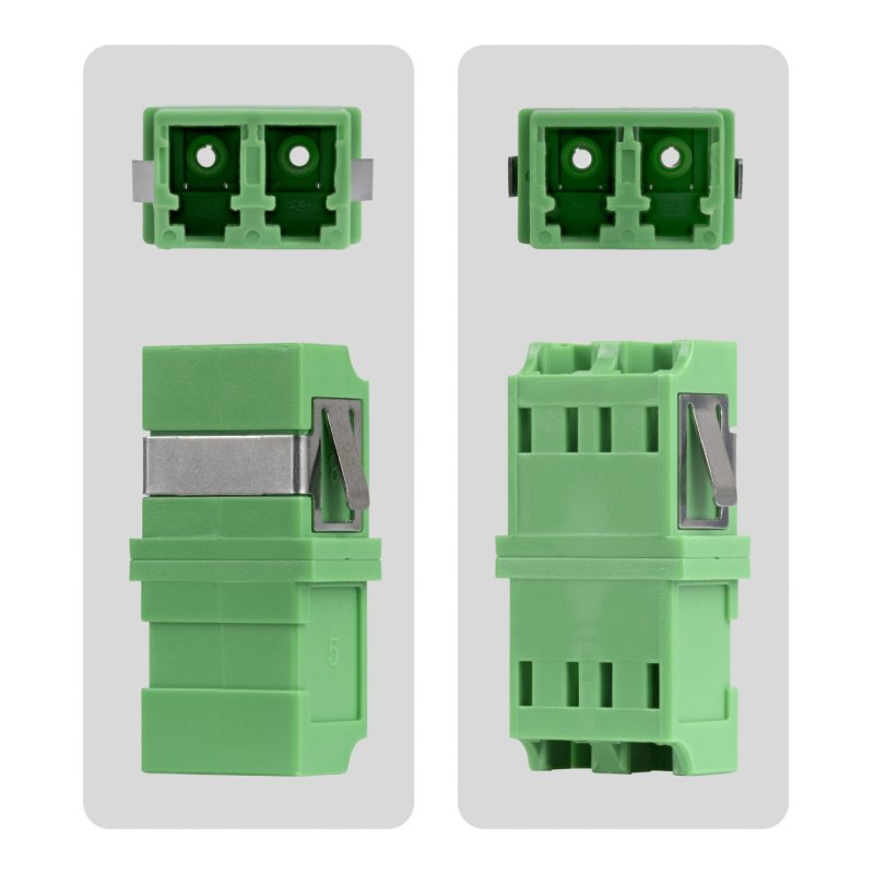 StarTech.com Coupleur LC vers LC, Lot de 10, OS2 Monomode SC Empreinte Coupleur Fibre Optique LC Sans Bride, Adaptateur