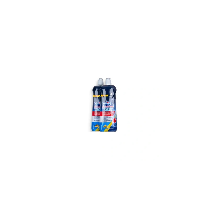 Finish Dishwasher Rinse Aid Lemon Shine & Dry Result 2 X 800 Ml
