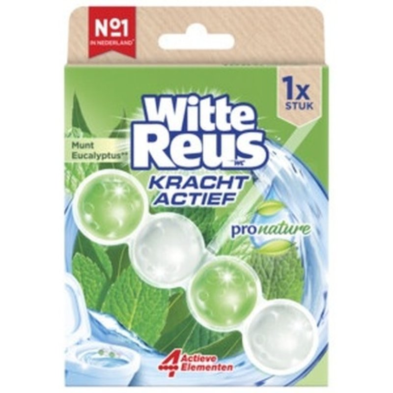 Witte Reus Toilet Block Power Active Pro Nature Mint Eucalyptus
