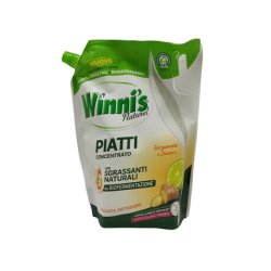 Winni's Dishwashing Liquid Bag 900 Ml Bergamot And Ginger