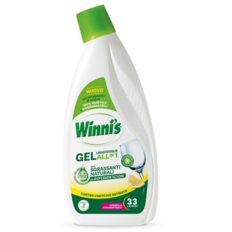 Winni's Dishwashing Gel With Lemon 561 Ml For 33 Washes