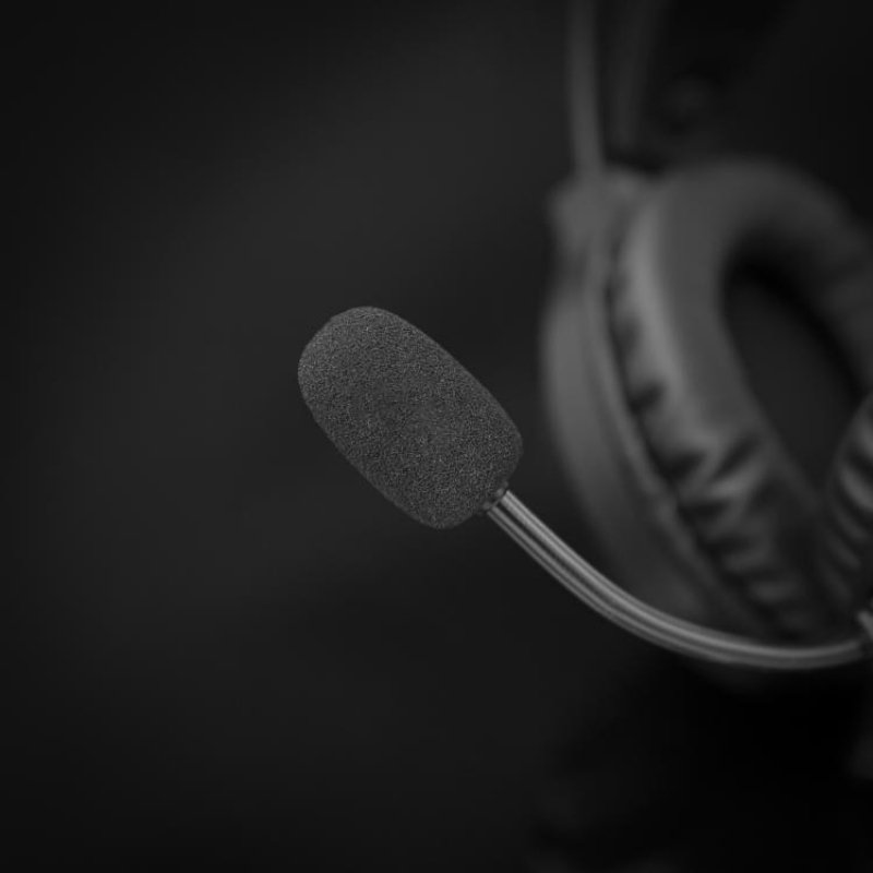 White Shark WOLF écouteur/casque Avec fil Jouer Noir