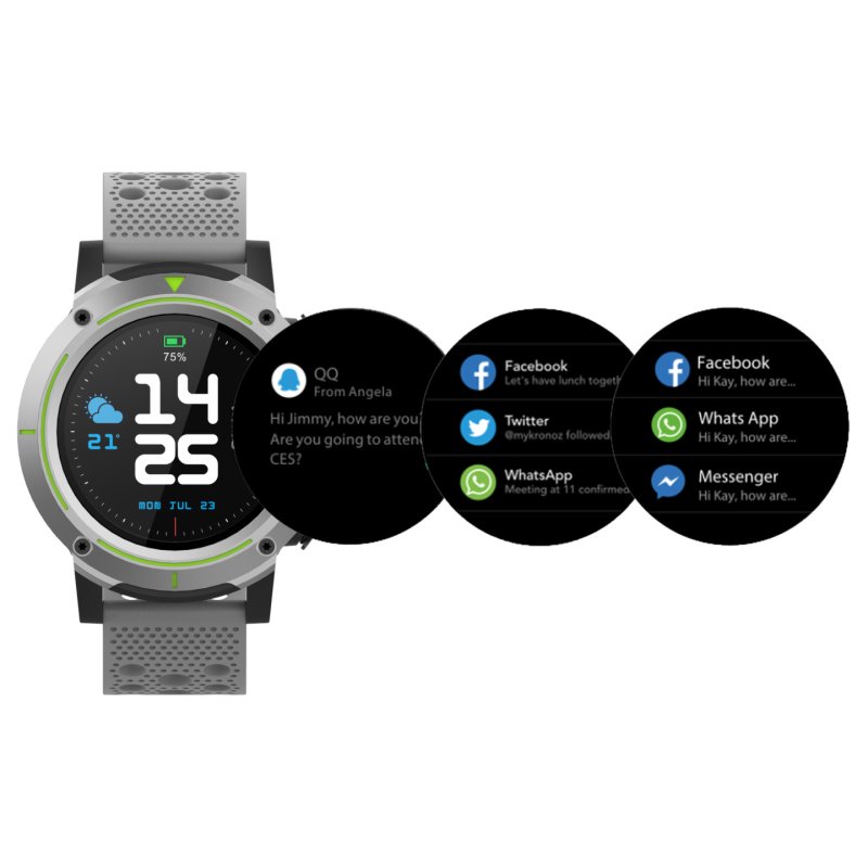 Denver SW-510 grey+grey strap