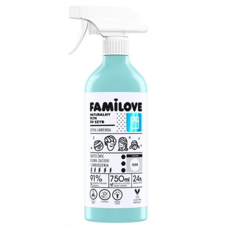 Familove Natural Glass Cleaner 750ml