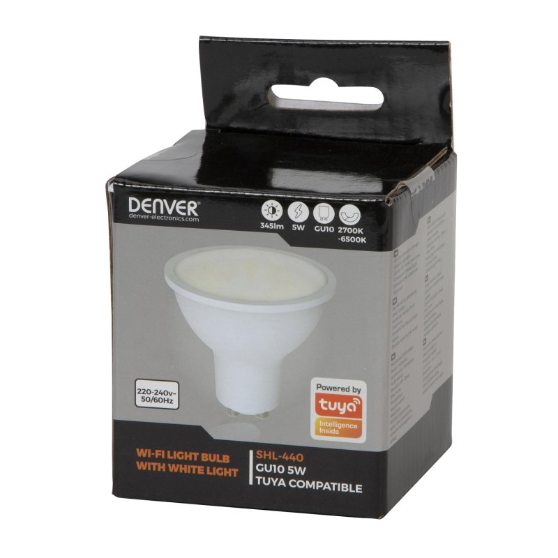 Denver SHL-440 Ampoule intelligente 5 W Blanc Wi-Fi