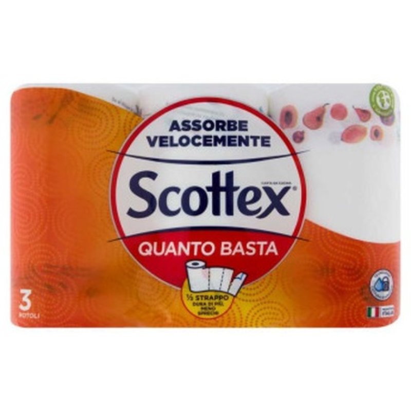 Scottex Quanto Basta X 2 Rolls Household Consumables