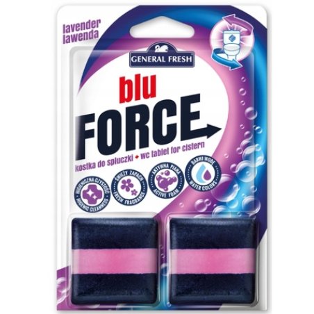 General Fresh Blue Force Toilet Bowl Cleaner Tablet With Lavender Scent 2 X 50 G