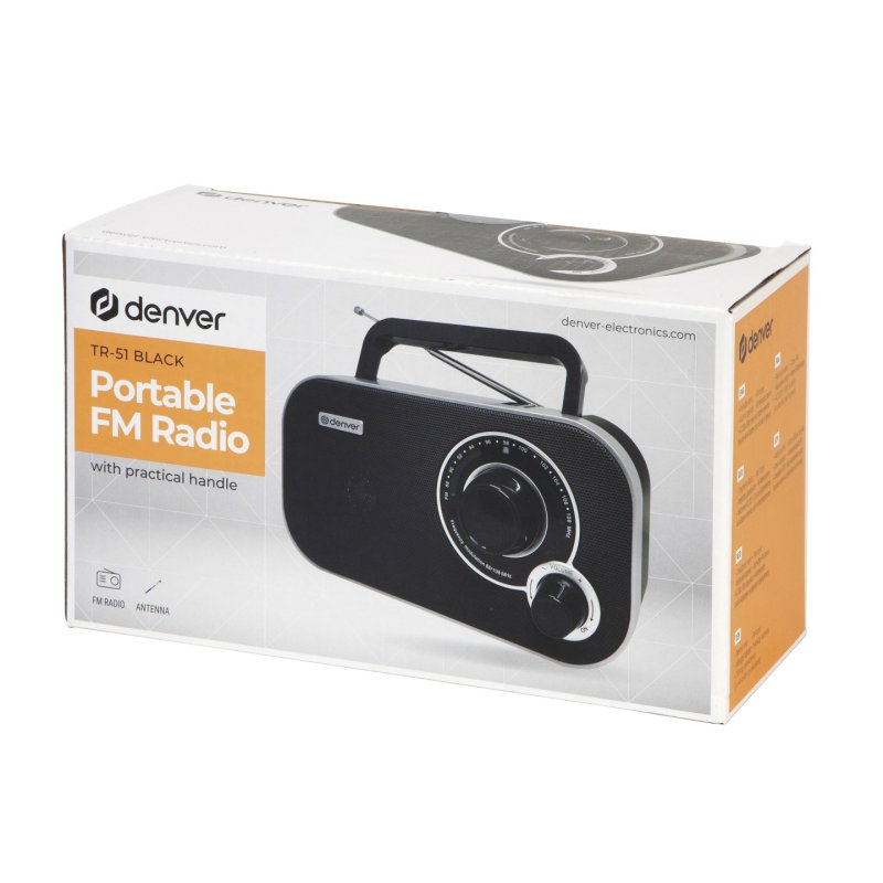 Denver TR-51 Personnel Analogique Noir