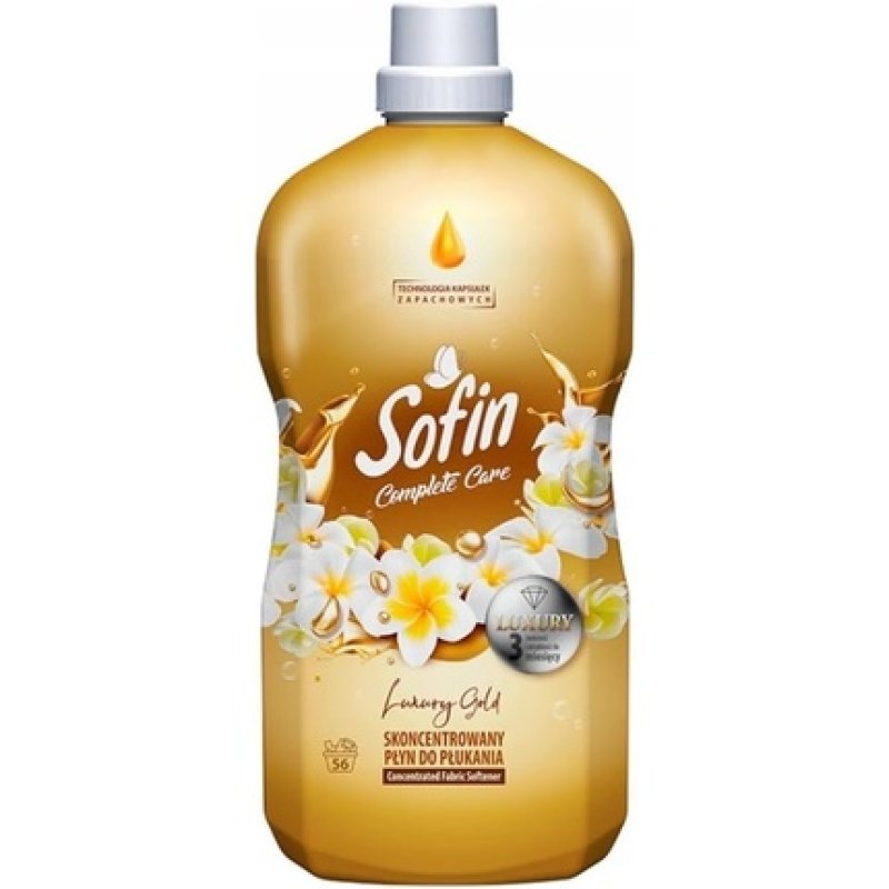 SOFIN Complete Care Luxury Gold Concentrated Fabric Softener 1.4L - 56 Washes