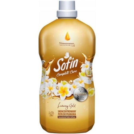 SOFIN Complete Care Luxury Gold Concentrated Fabric Softener 1.4L - 56 Washes