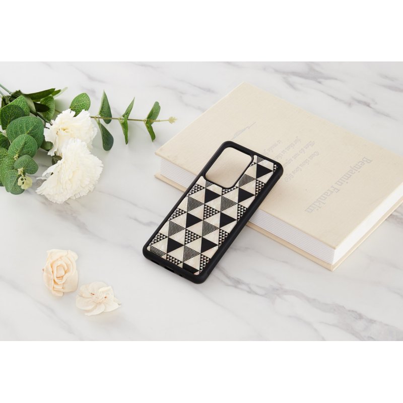 iKins case for Samsung Galaxy S20 Ultra pyramid black