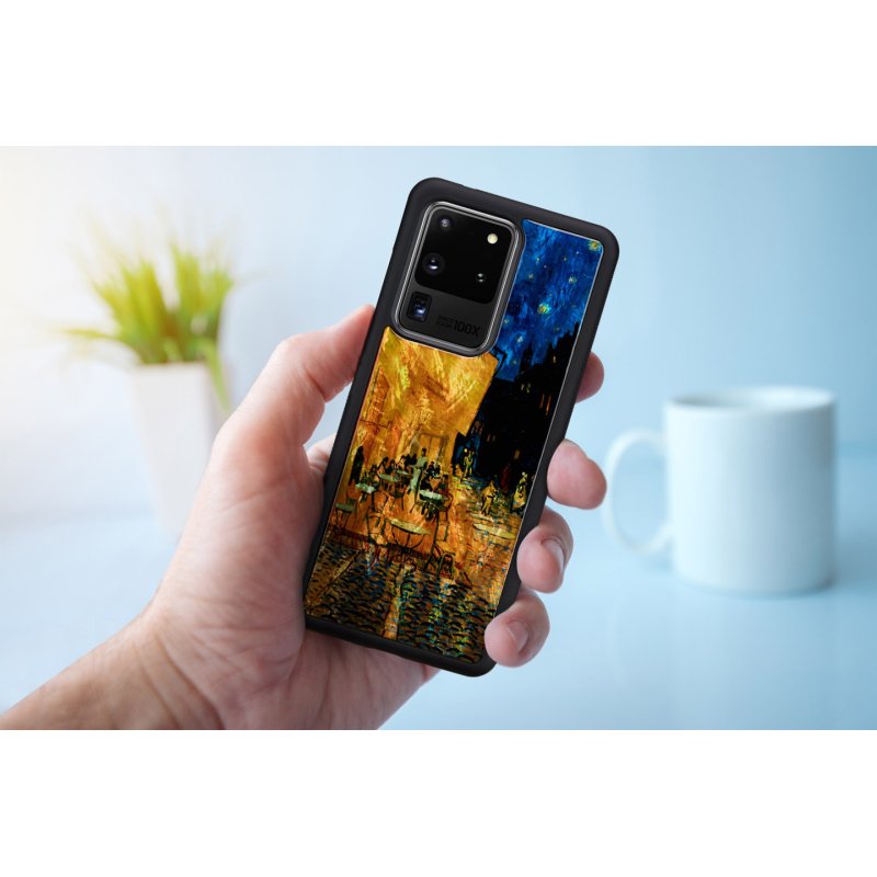 iKins case for Samsung Galaxy S20 Ultra cafe terrace black