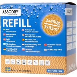 Absodry Refill Granules Classic 450g - Pack of 3